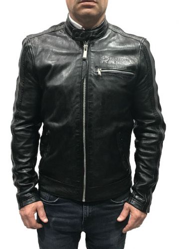 cardiff blouson cuir redskins motard