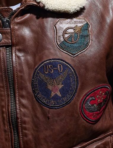 BLOUSON PILOTE DAYTONA MYTHIC AGNEAU COL AMOVIBLE