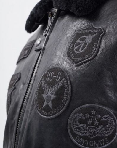 BLOUSON MYTHIC FUR SHEEP PETROL DAYTONA