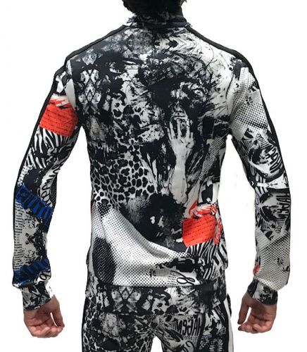 Veste de survetement Bogota Workout Horspist nouvelle collection blanc et noir Marseille 