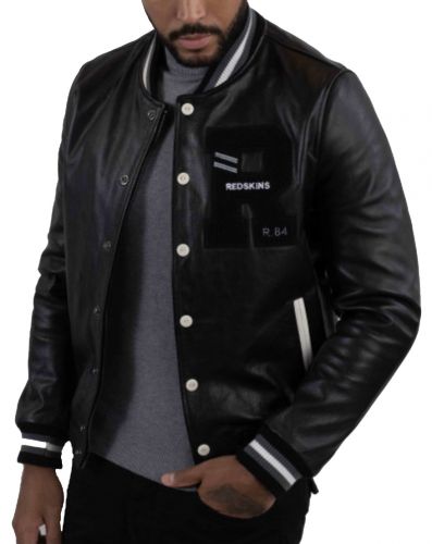 TEDDY CUIR PLANET FULL BLACK REDSKINS