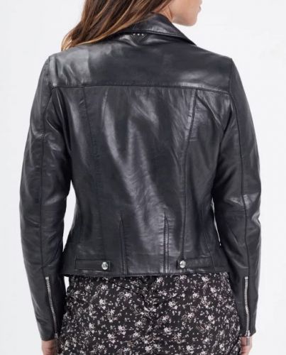 BLOUSON PERF BOJANA CUIR AGNEAU