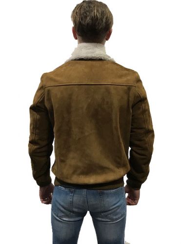 BLOUSON HOMME  SCHOTT LC OFFICIERS rust