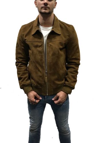 BLOUSON HOMME  SCHOTT LC OFFICIERS rust