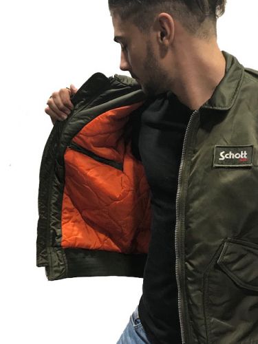 schott doublure orange