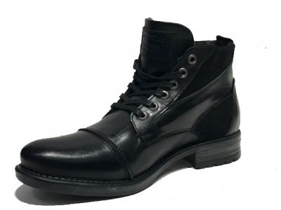 Chaussures en cuir pour homme Redskins Yvori noir.