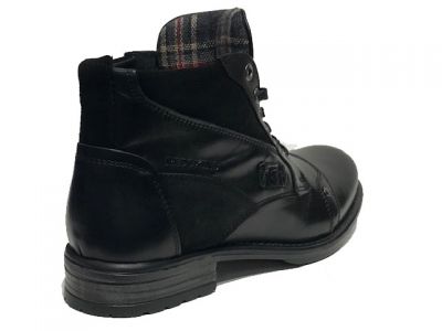 Chaussures en cuir pour homme Redskins Yvori noir.