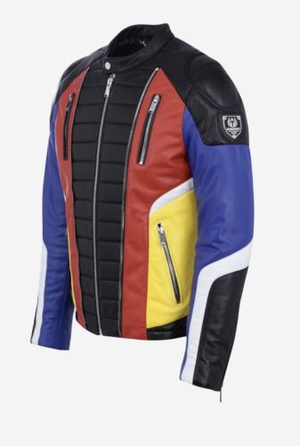 BLOUSON EN CUIR HORSPIST TAKI MULTI