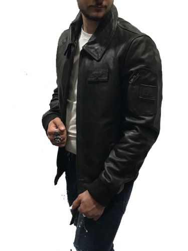 Blouson cuir Redskins Homme Commander Striking Togo