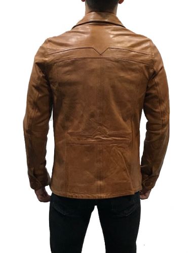 Veste cuir Daytona Ralph Cognac