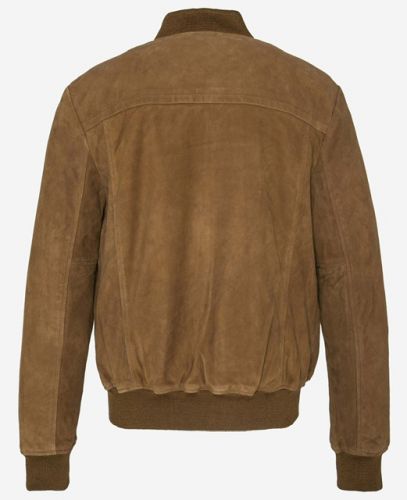 LC300 BLOUSON CUIR SUEDE SCHOTT COGNAC