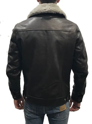 PLAYERS blouson cuir de vachette veritable Redskins Togo Homme 