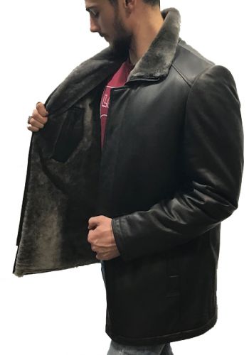 PEAU LAINEE DAN Noir Homme GIOVANNI