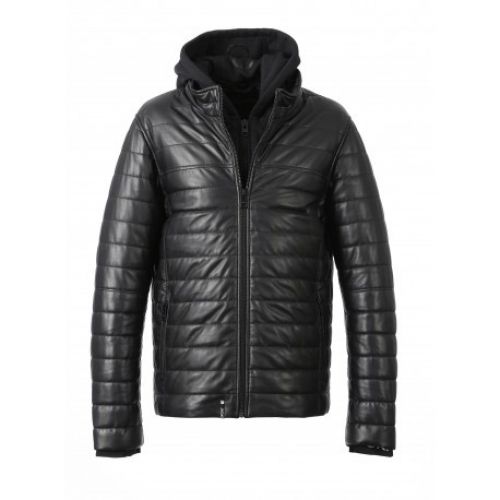 doudoune cuir pour homme top qualité