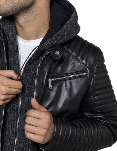 BLOUSON REDSKINS GRANDE TAILLE BYRON NOIR