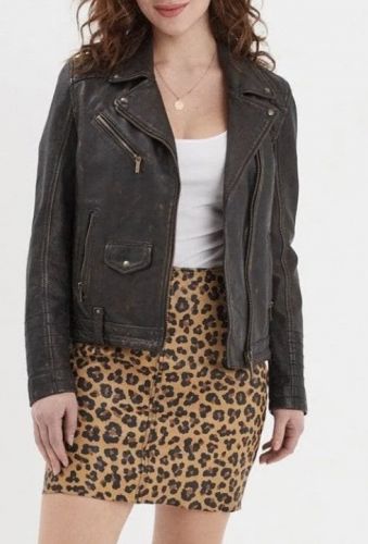 LADY VINTAGE BLOUSON PERFECTO EN CUIR 