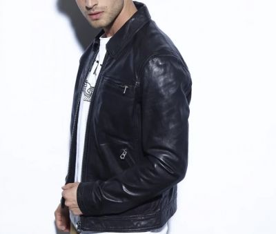 Blouson cuir Daytona Major Sheep Tiger Black