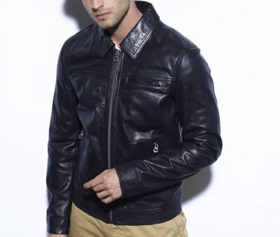 Blouson cuir Daytona Major Sheep Tiger Black