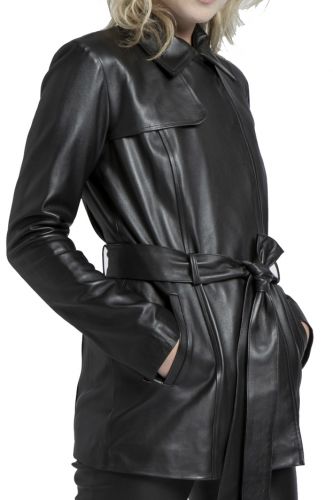 TRENCH EN CUIR GIORGIO GARDENIA 