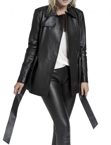 TRENCH EN CUIR GIORGIO GARDENIA 