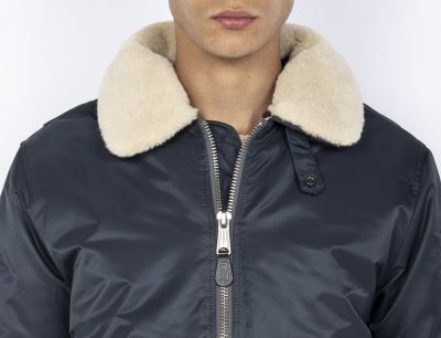 BLOUSON BOMBER A COL AMOVIBLE SCHOTT OHARARS