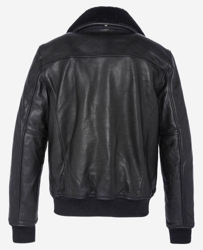 Blouson cuir homme Schott LCOFFICIER noir