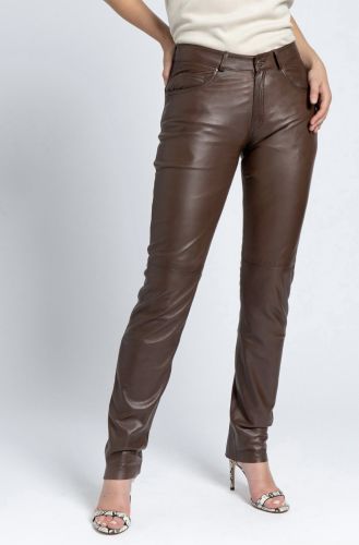 PANTALON 501F SLIM WODY MARRON 