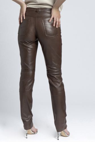 PANTALON 501F SLIM WODY MARRON 