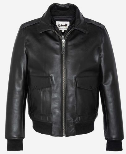 BLOUSON SCHOTT EN CUIR PILOTE EN VACHETTE