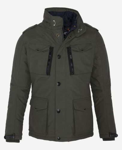 VESTE ARMY MULTIPOCHES SCHOTT  KAKI FIELD 