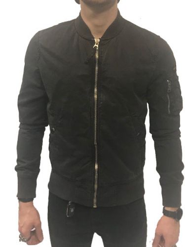 Blouson bomber ma-1 CLAY NOIR homme SCHOT
