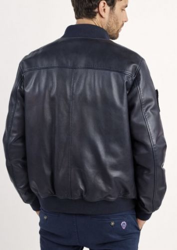 CUIR HOMME BLEU MARINE