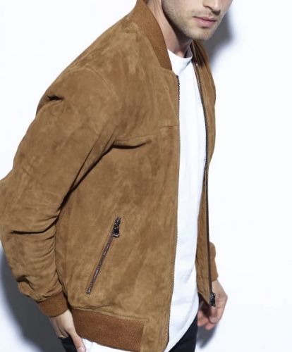 BLOUSON EN CUIR DAYTONA73 TIDAN COGNAC 