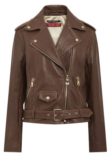 perfecto cuir noisette giorgio