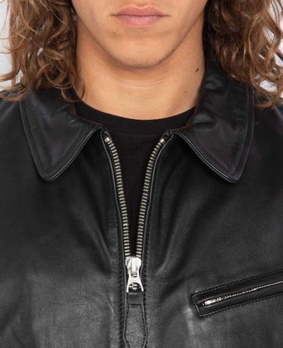 LC952X25 VESTE EN CUIR SCHOTT NOIR 