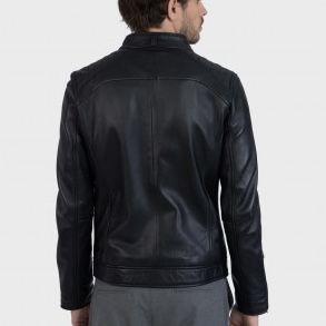  BLOUSON INSPIRATION MOTARD EN CUIR VÉRITABLE HEAVEN