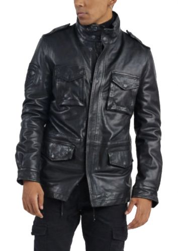 VESTE EN CUIR AXE SOHO DE LA MARQUE REDSKINS