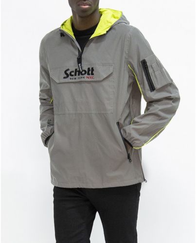 Coupe vent enfilable gris de chez SCHOTT