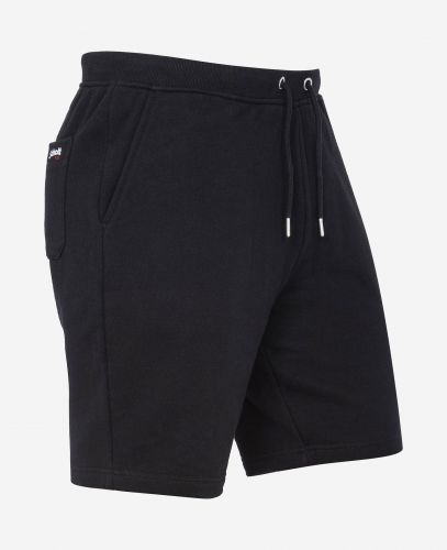 SHORT SCHOTT EN MOLLETON NOIR TRFLYNN30
