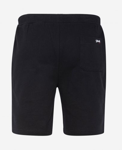 SHORT SCHOTT EN MOLLETON NOIR TRFLYNN30