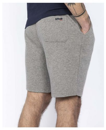 SHORT SCHOTT EN MOLLETON GRIS TRFLYNN30