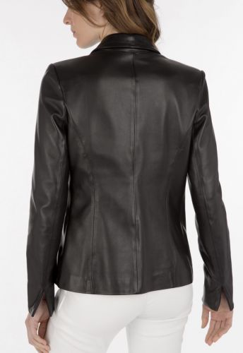 BLAZER EN CUIR TANYA AGNEAU GIORGIO PARIS