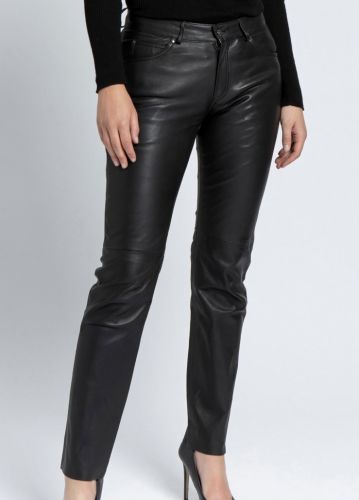 PANTALON CUIR 501F WODY AGNEAU