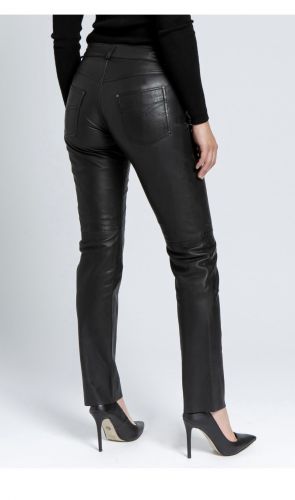 PANTALON CUIR 501F WODY AGNEAU