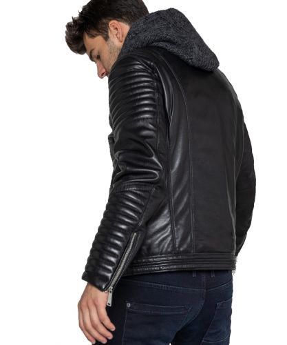BLOUSON REDSKINS GRANDE TAILLE BYRON NOIR