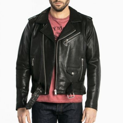 Perfecto cuir spécial Grande taille homme Daytona Rick black