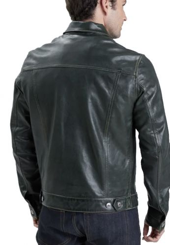 WILLIAMS BLOUSON CUIR HOMME CUIR NOIR