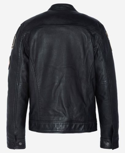 BLOUSON MOTARD BAGDE SCHOTT HOMME LCNEWPORTBD