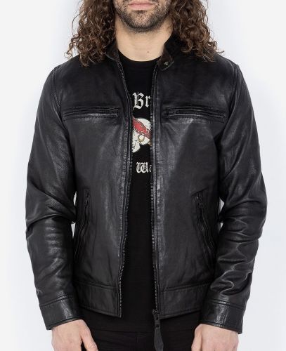 BLOUSON MOTARD SCHOTT HOMME LCNEWPORTX