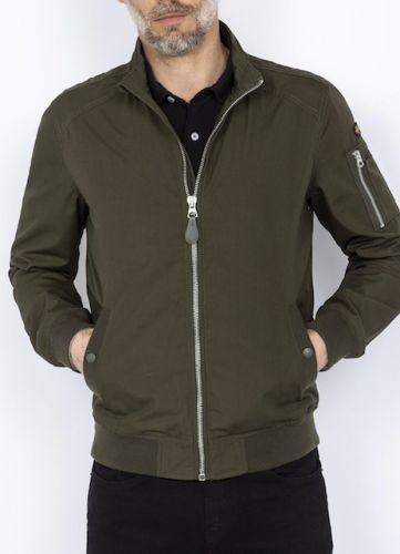 KENNY BLOUSON SCHOTT TOILE KAKI